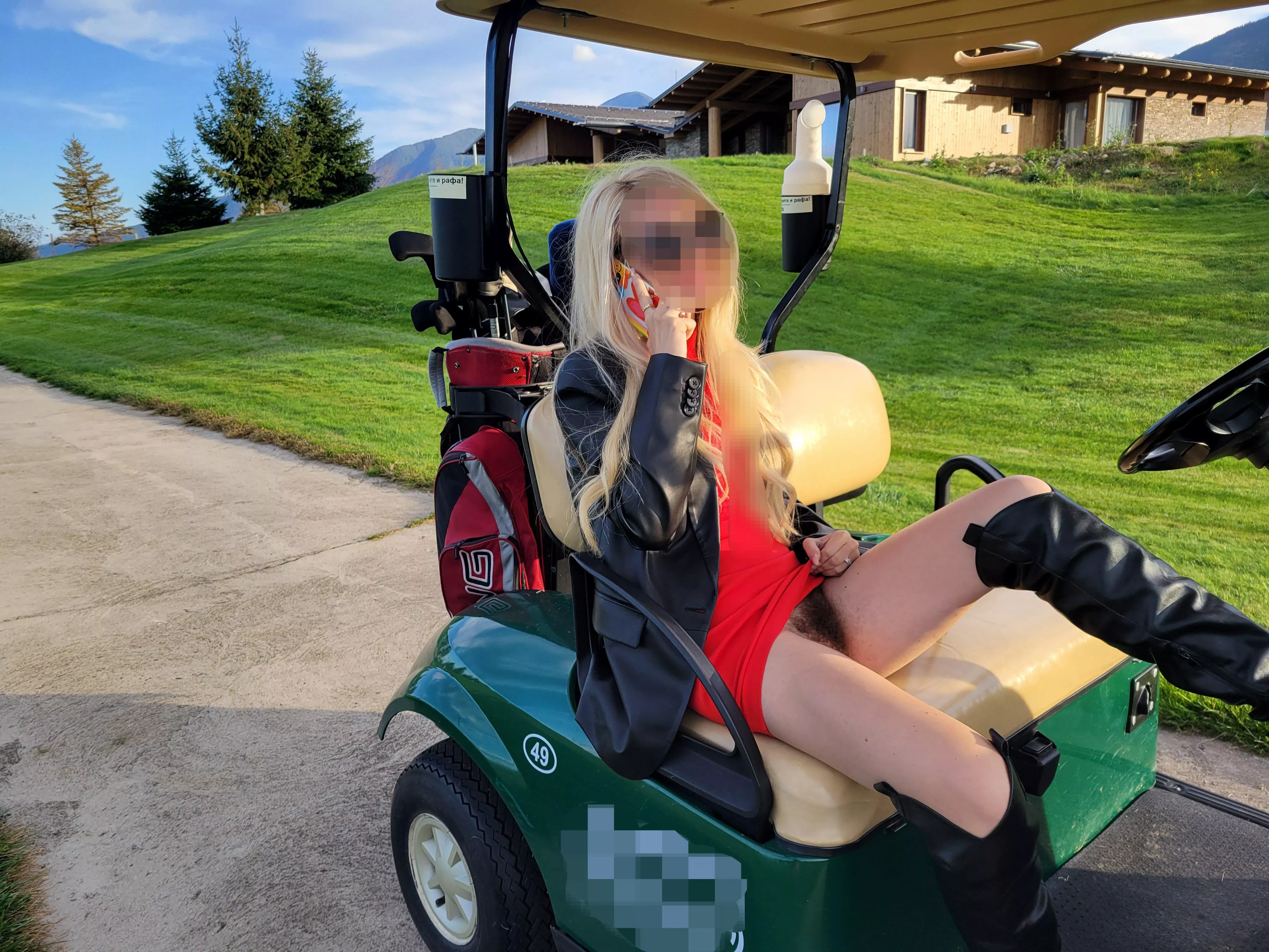 No wonder the green keeper kept following us posted by plantlife34
