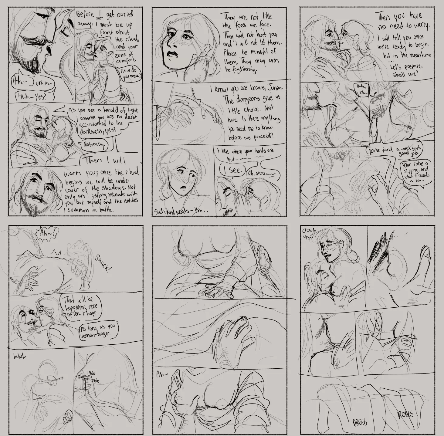 occultist/vestal comic part 2 posted by eldritchfathoms