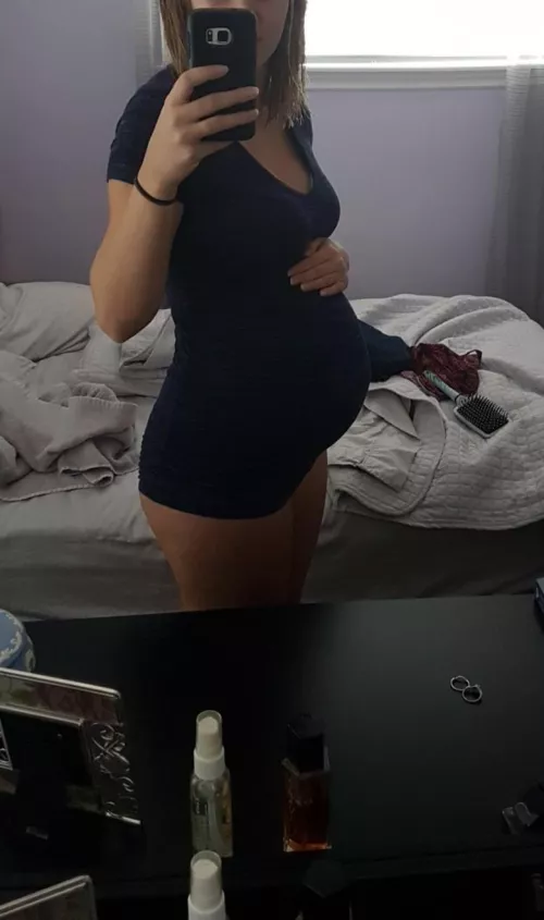 Pantsless pregnant  by Mrandmrssmith24