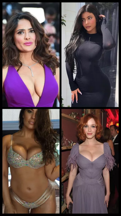 Pick your wife and her friends: one to peg you and make you worship her strap-on, one to use you as a toilet, one to breastfeed you, and one to feed you your cum (Salma Hayek, Kylie Jenner, Ashley Graham, and Christina Hendricks). Add Details To Answers. by MAlex1999