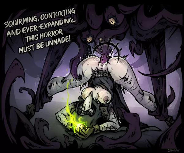 Plague Doctor caught by horrors (Zulidian) by CommanderFoxNSFW