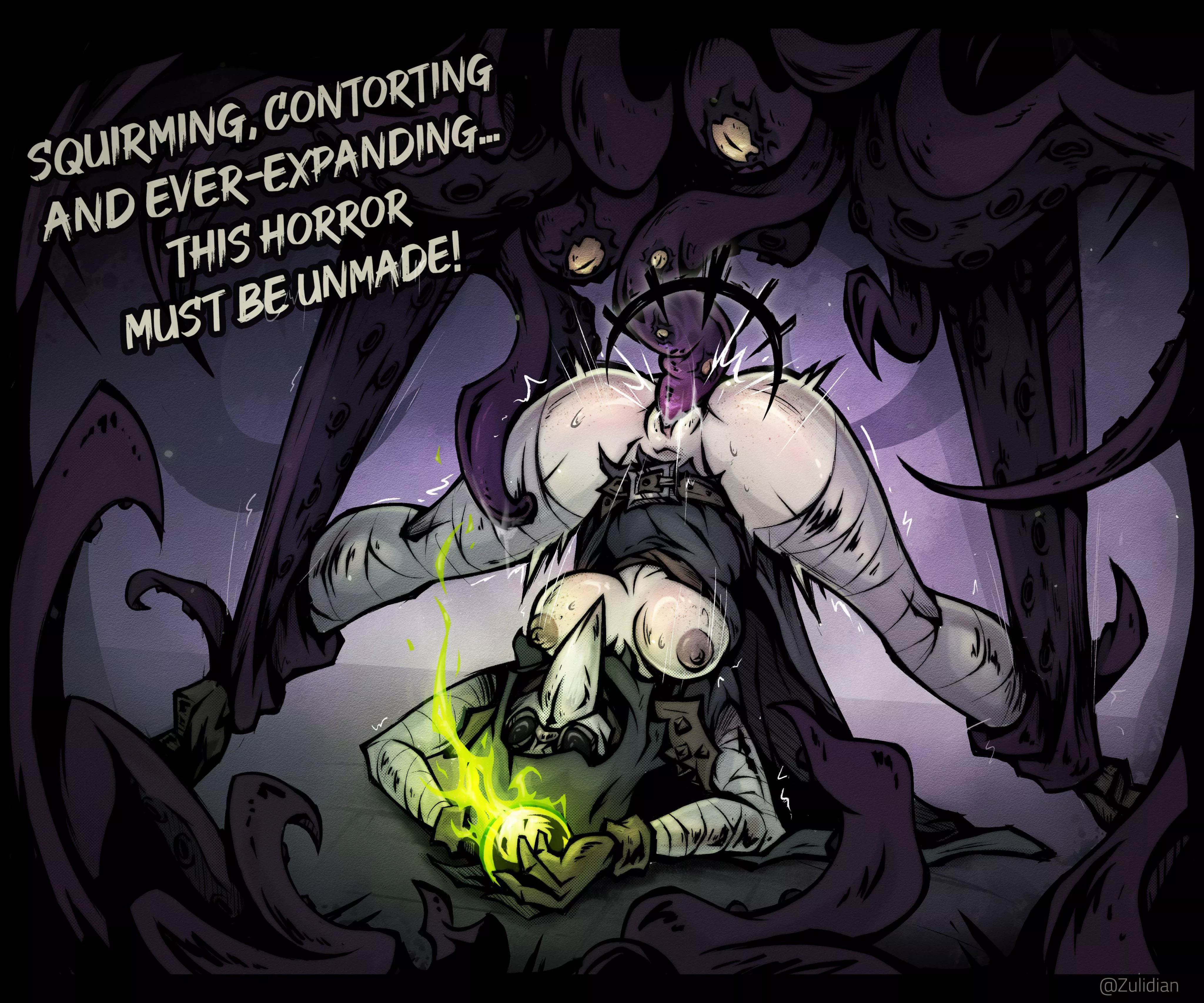 Plague Doctor caught by horrors (Zulidian) posted by CommanderFoxNSFW