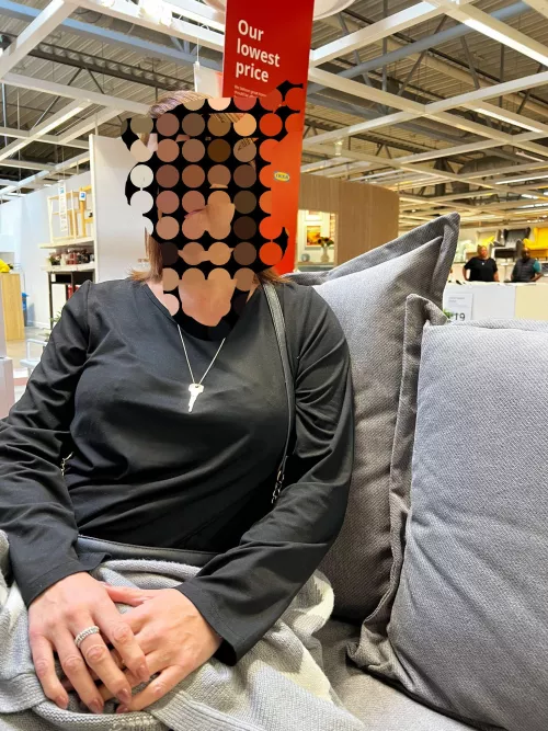 Shopping to make our new house a home - we bought a new rug for the lounge that I’ll peg him on later!  by Fearless_Emu_561