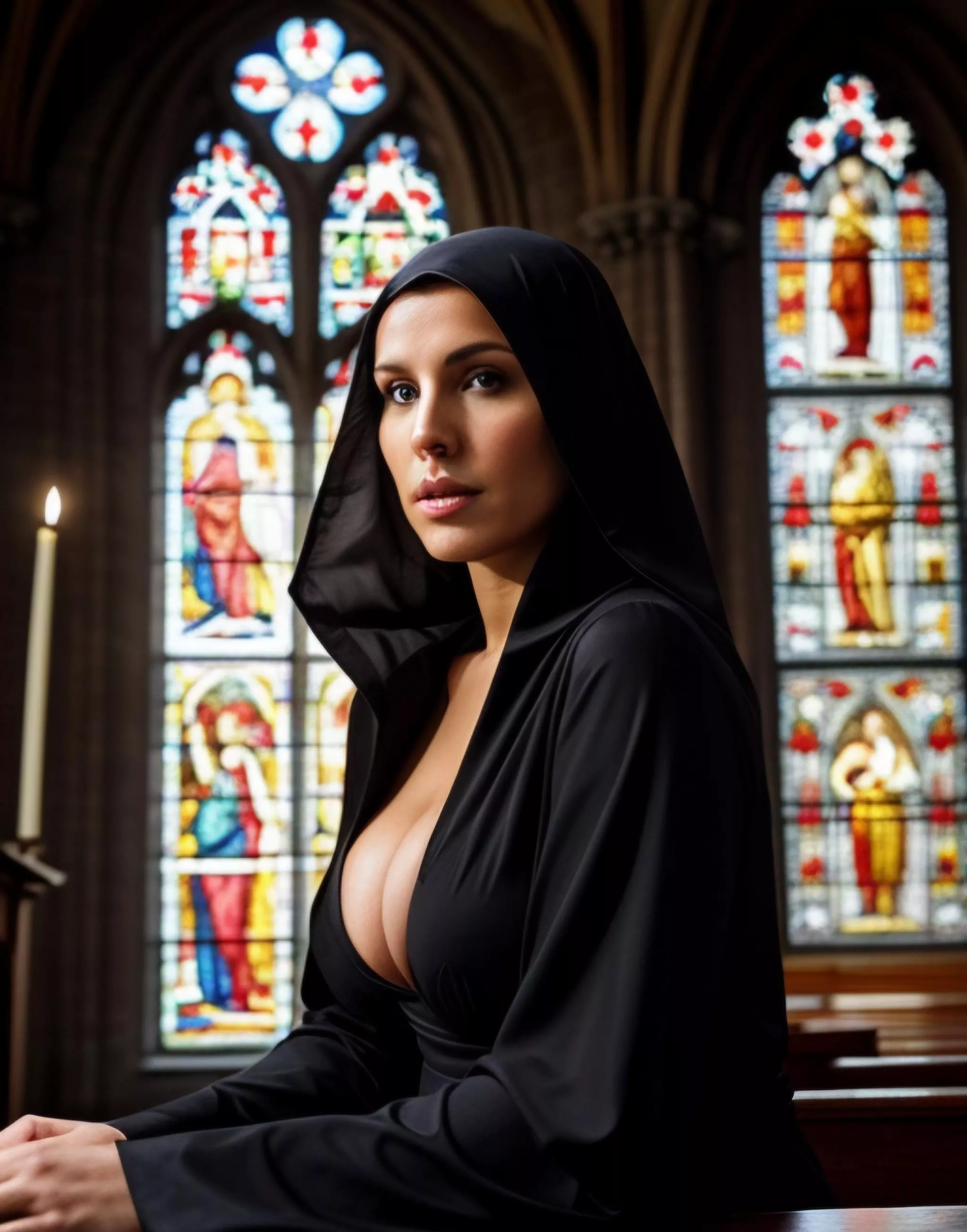 The Nun's Desires (Part 01 - A) - Breaking of the Secred Vow. [F25 M29] [Church] [Nun&Gardner] [Forbidden Desires] posted by Euphoric_Suspect_139
