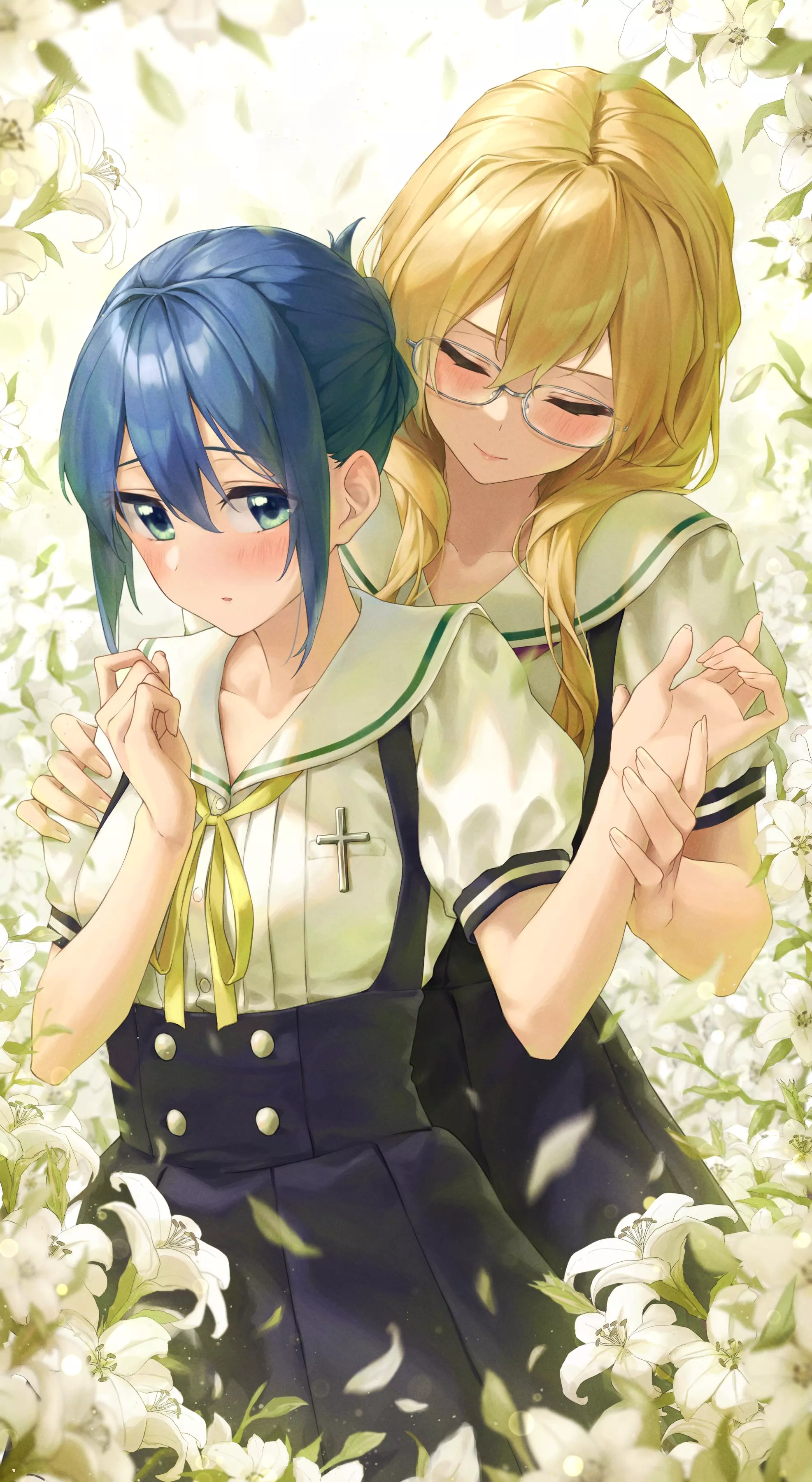 Timid start [Watashi no Yuri wa Oshigoto desu!] posted by gg_mathis