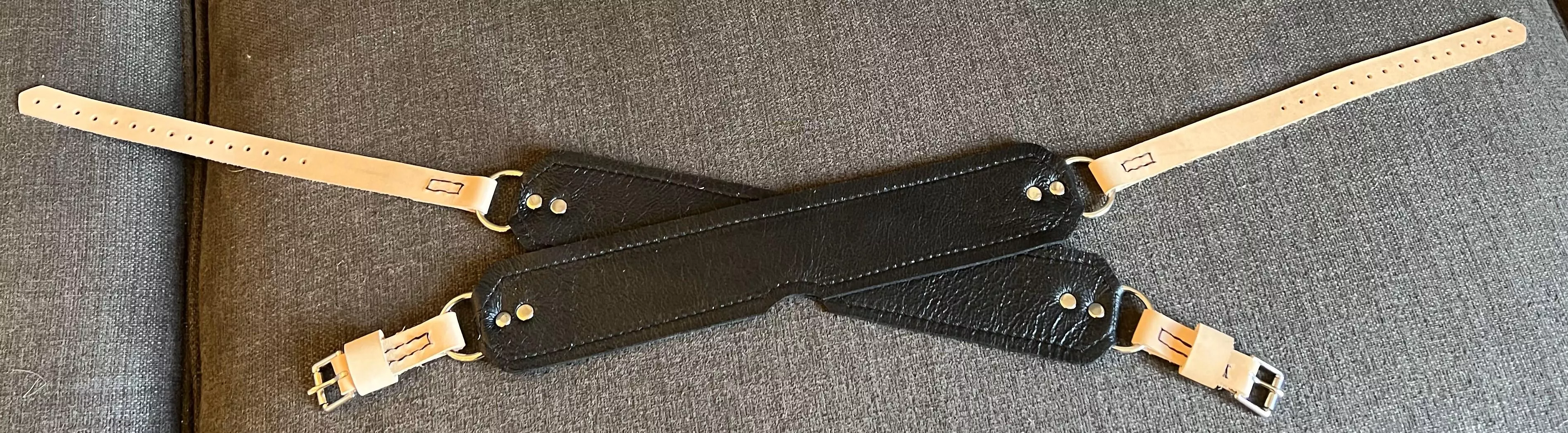 Went to my first leather working class and made a Cross Blindfold. I think I've unlocked a new and wonderful hobby. posted by yycfuntimes87