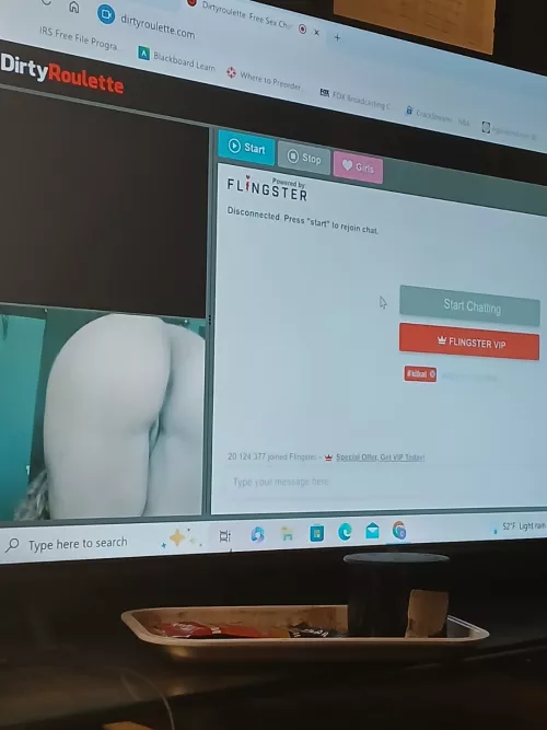 Wife back on ass shaking pussy play for wins tag KitKat  by oursecret313