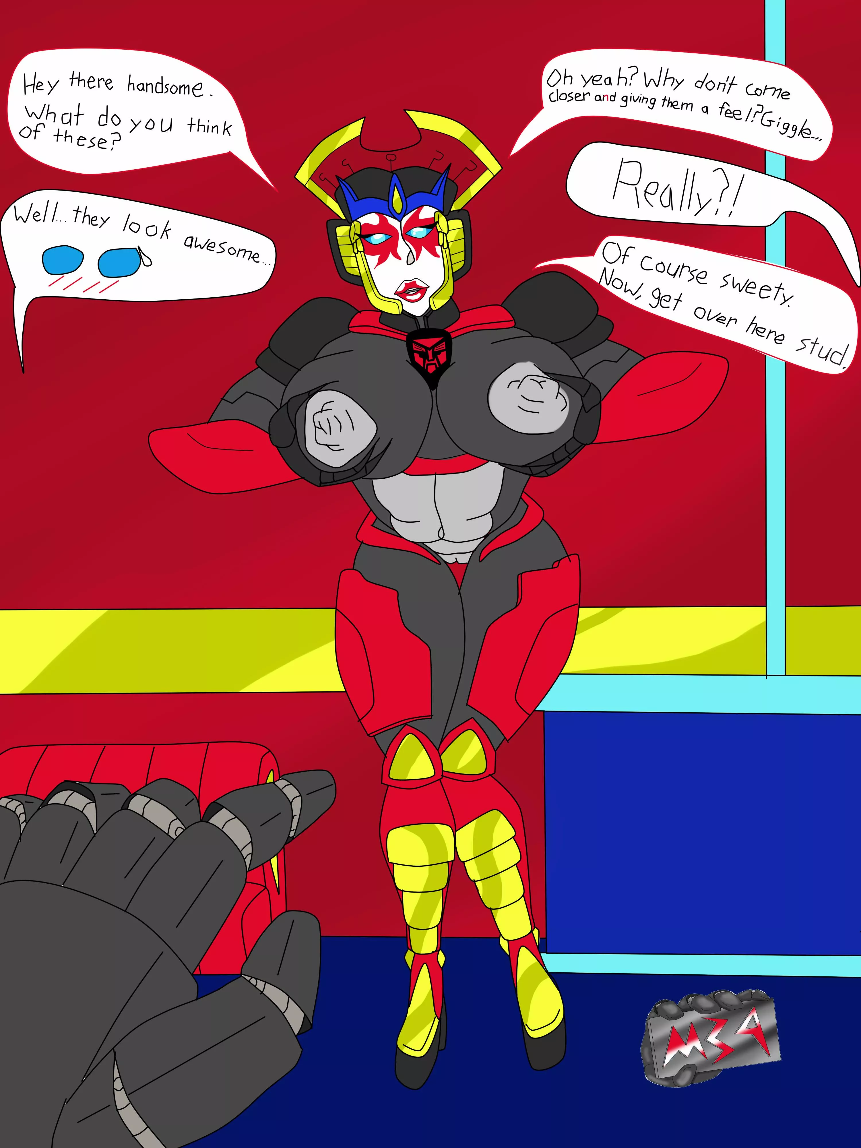 Windblade makes you an offer.  posted by madmaxxlr