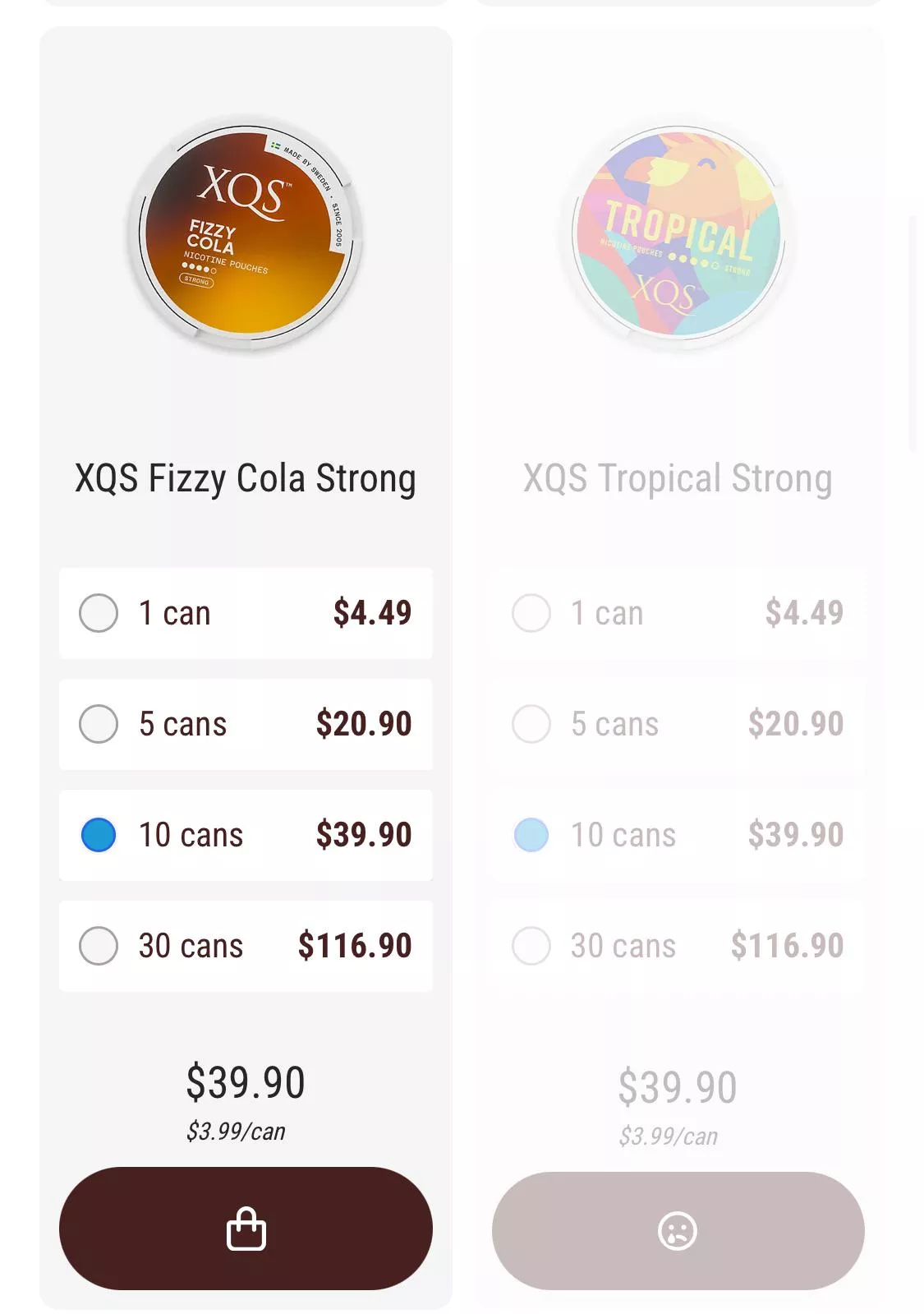 XQS Tropical Strong sold out.. is it any good?  posted by manzin82