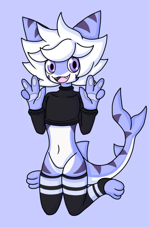 a cutie shark by REBEX_MAN