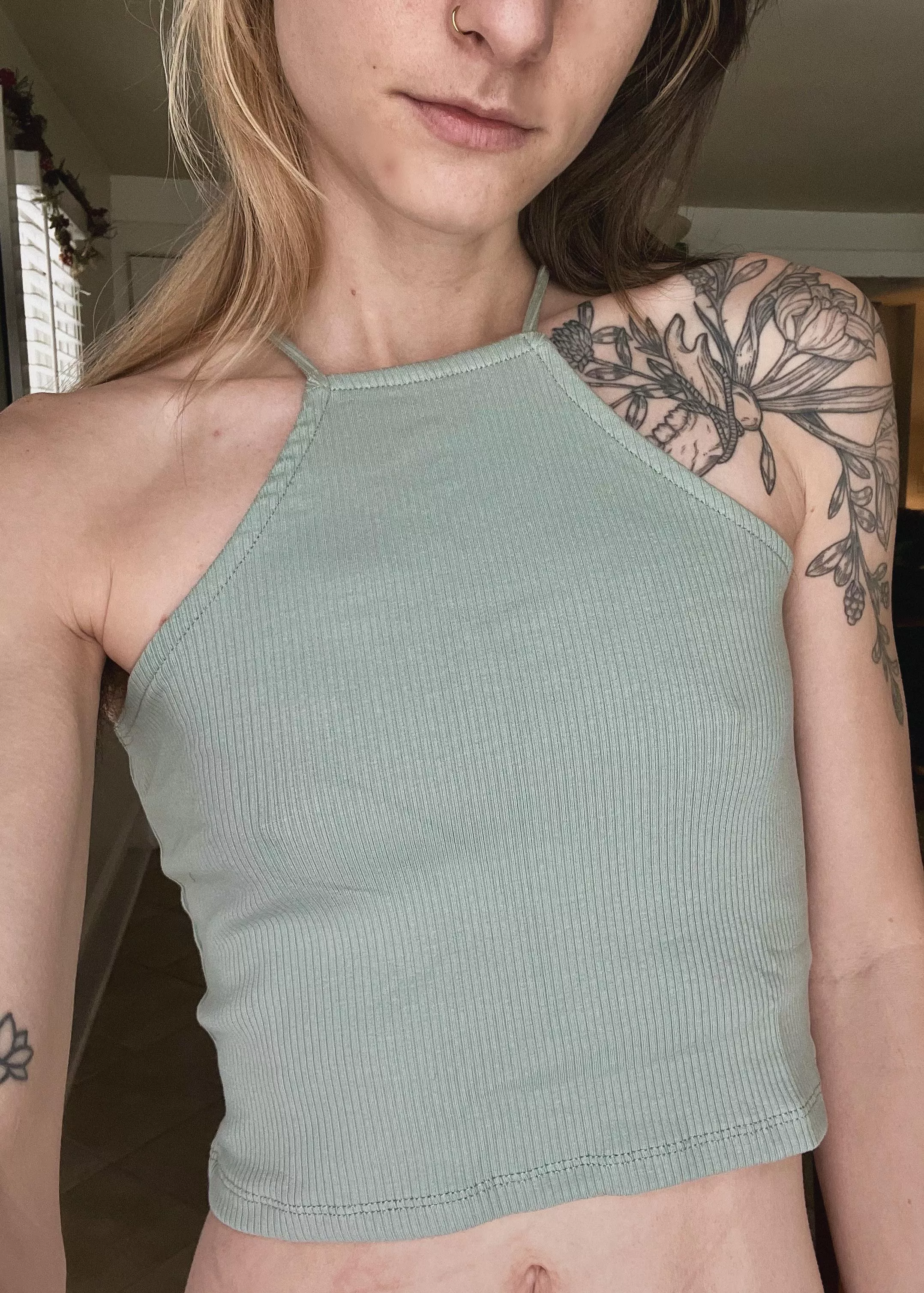A tight tank top to show how flat I am posted by stoneyghostkitten