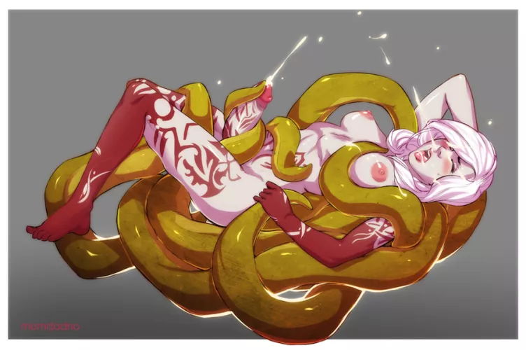 All I want is my own tentacle pile (artist: momdadno) by FionaInk
