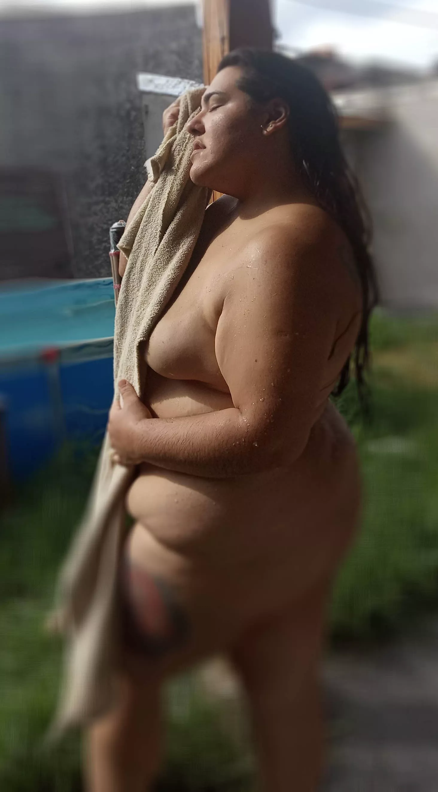 All wet and fresh ♥ posted by DarkVenusBBW