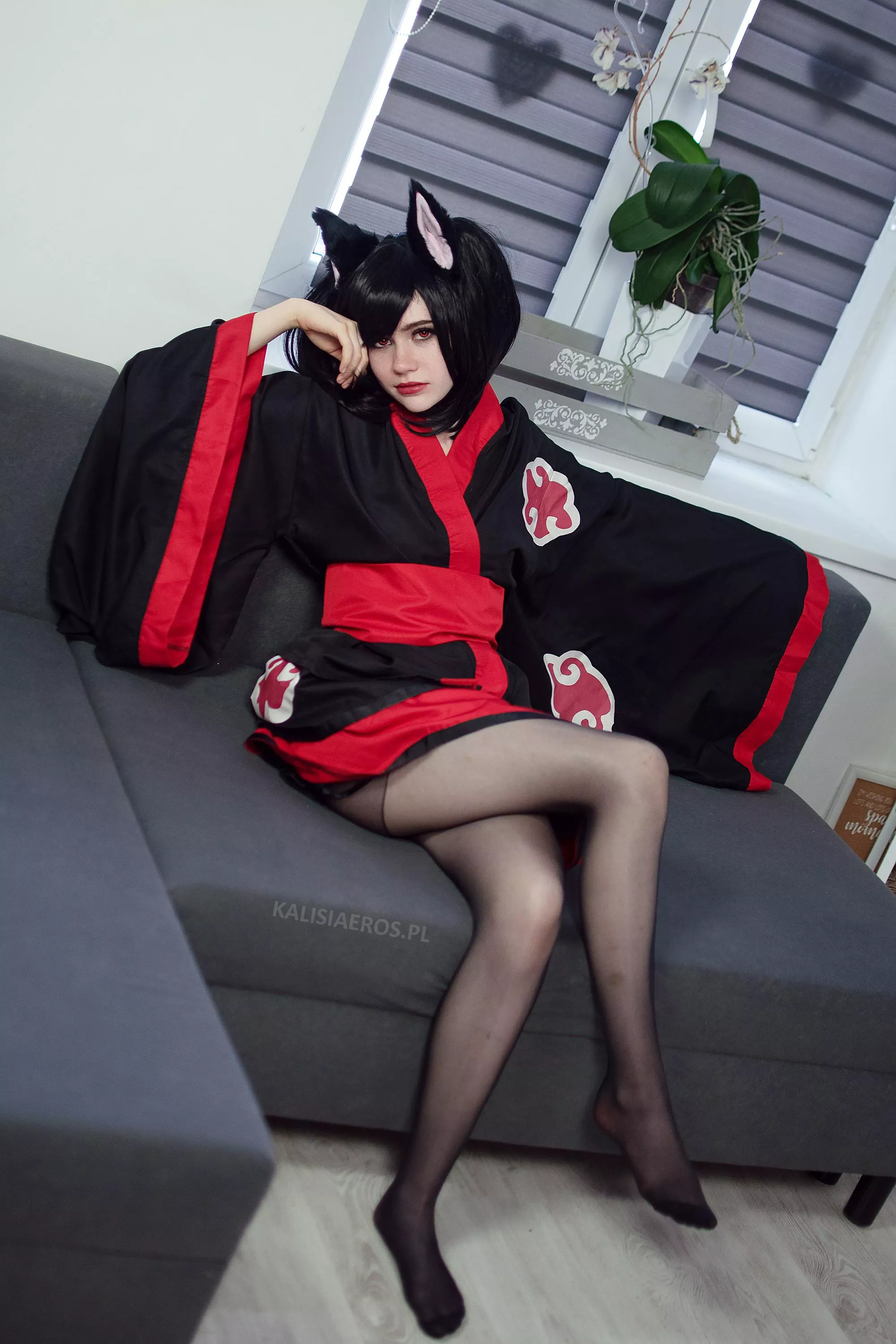 black fox [naruto] akatsuki style (kalisiaeros) posted by kalisiacos