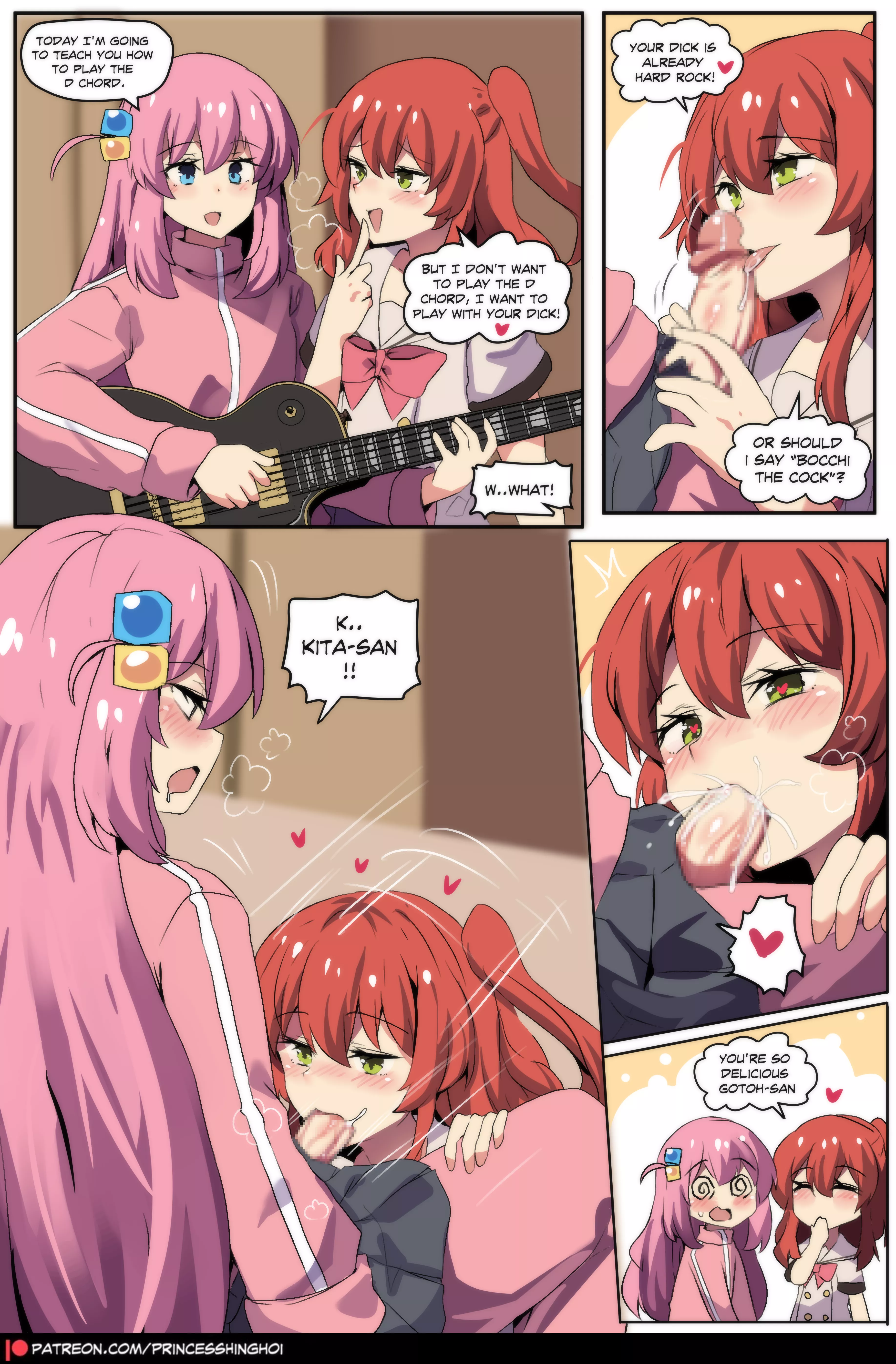 Bocchi The Cock! Sex Ed (Hinghoi) [Bocchi The Rock!] posted by sequence_string