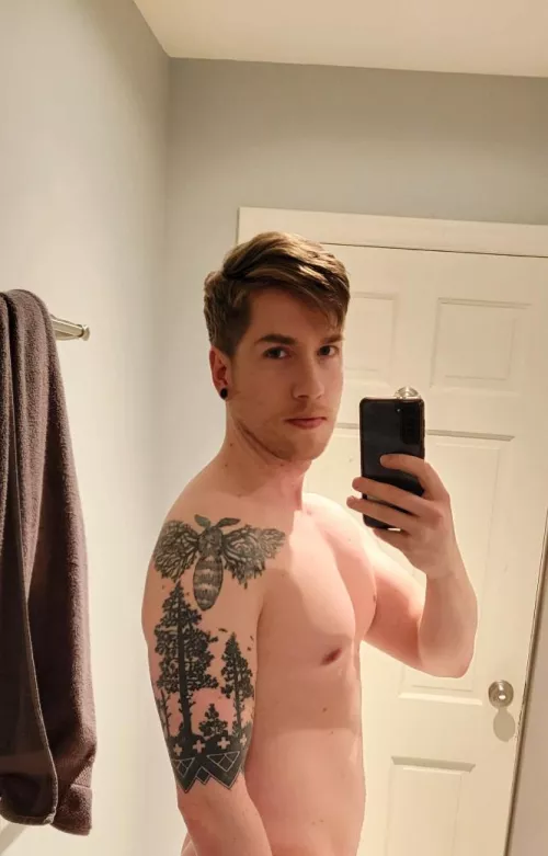 Boy with the gauge earring?😅 by Araren