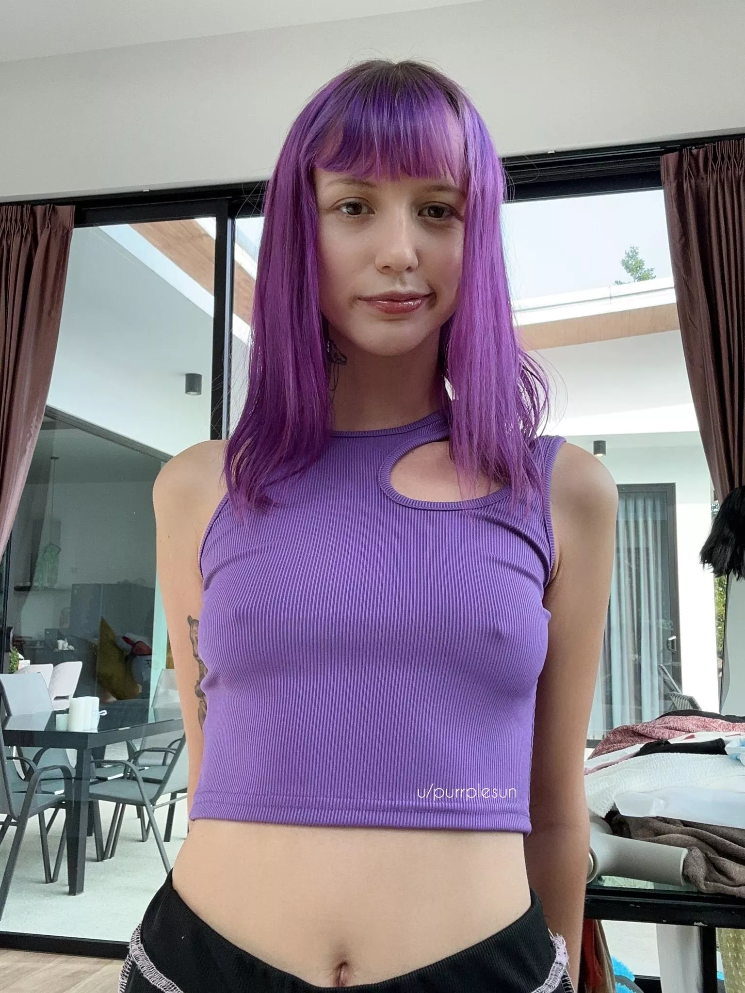 bra-less is the best option 💕 posted by purrplesun