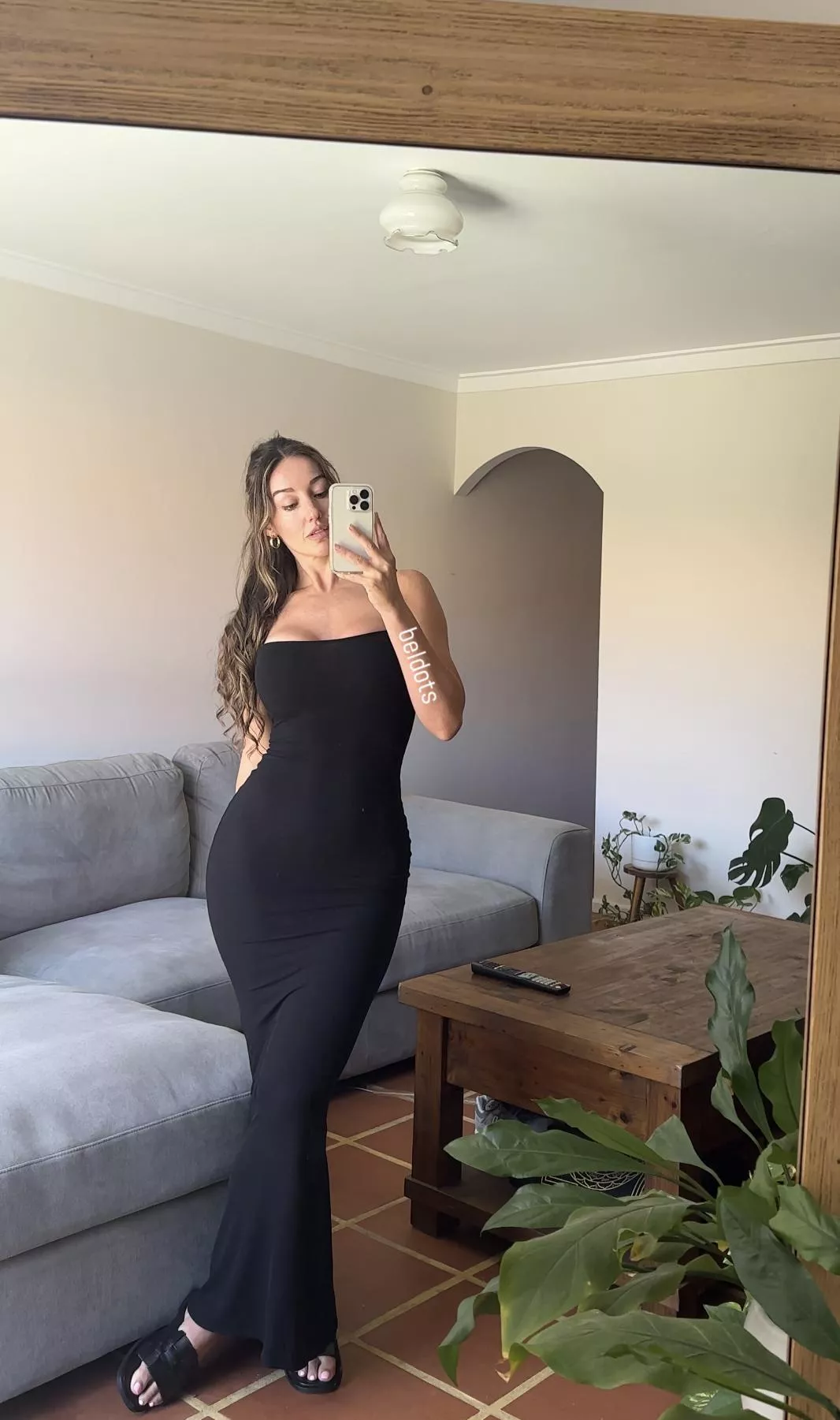 Casual breakfast brunch outfit showing off my curves posted by beldots