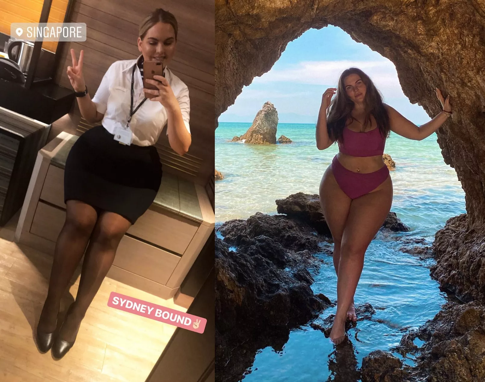 Curves bursting out her uniform posted by ChunkyChuck69