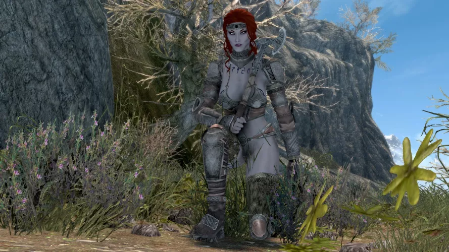 Dunmer Warrior by Smile_Skyrim