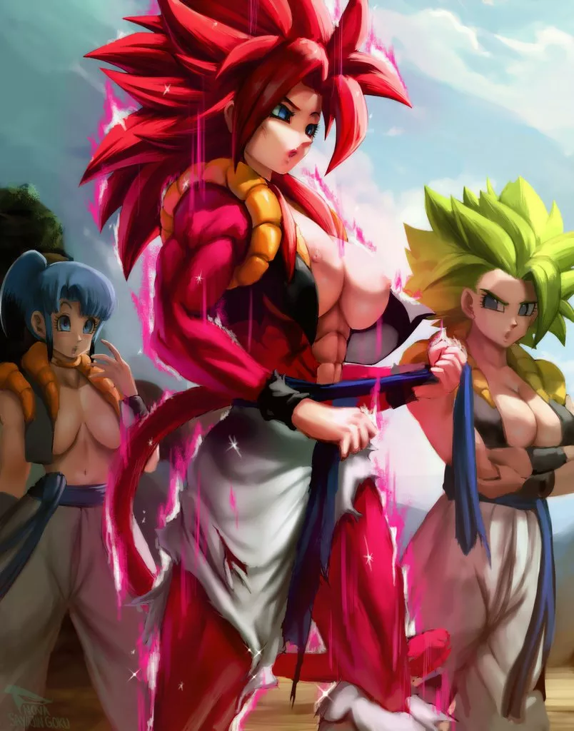 Fem Gogeta SSJ4 Limit Break (NovaSayajinGoku) [Dragon Ball] posted by Kuro-Oji