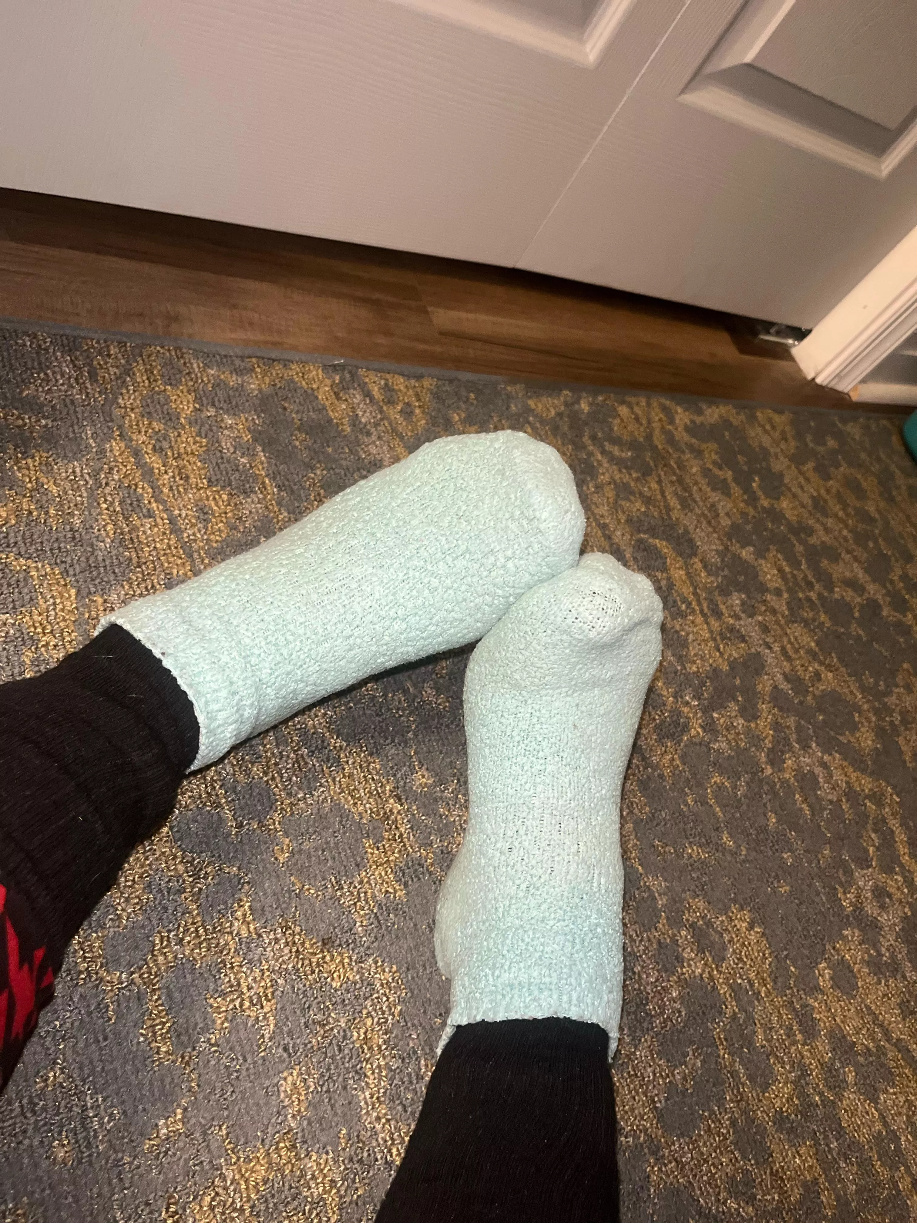 Fuzzy socks>>> regular socks😈🥰 posted by BetterStand