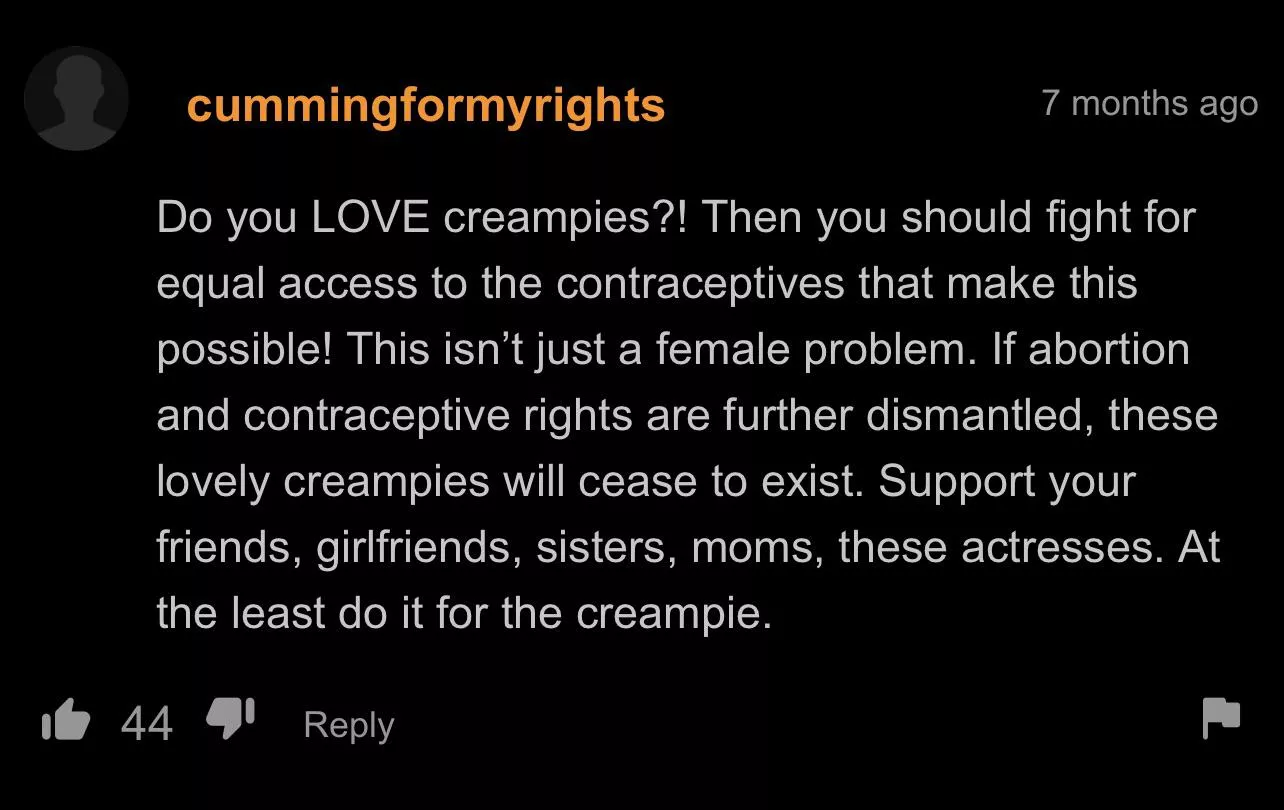 Gotta love the passion in this one posted by bitchbiker