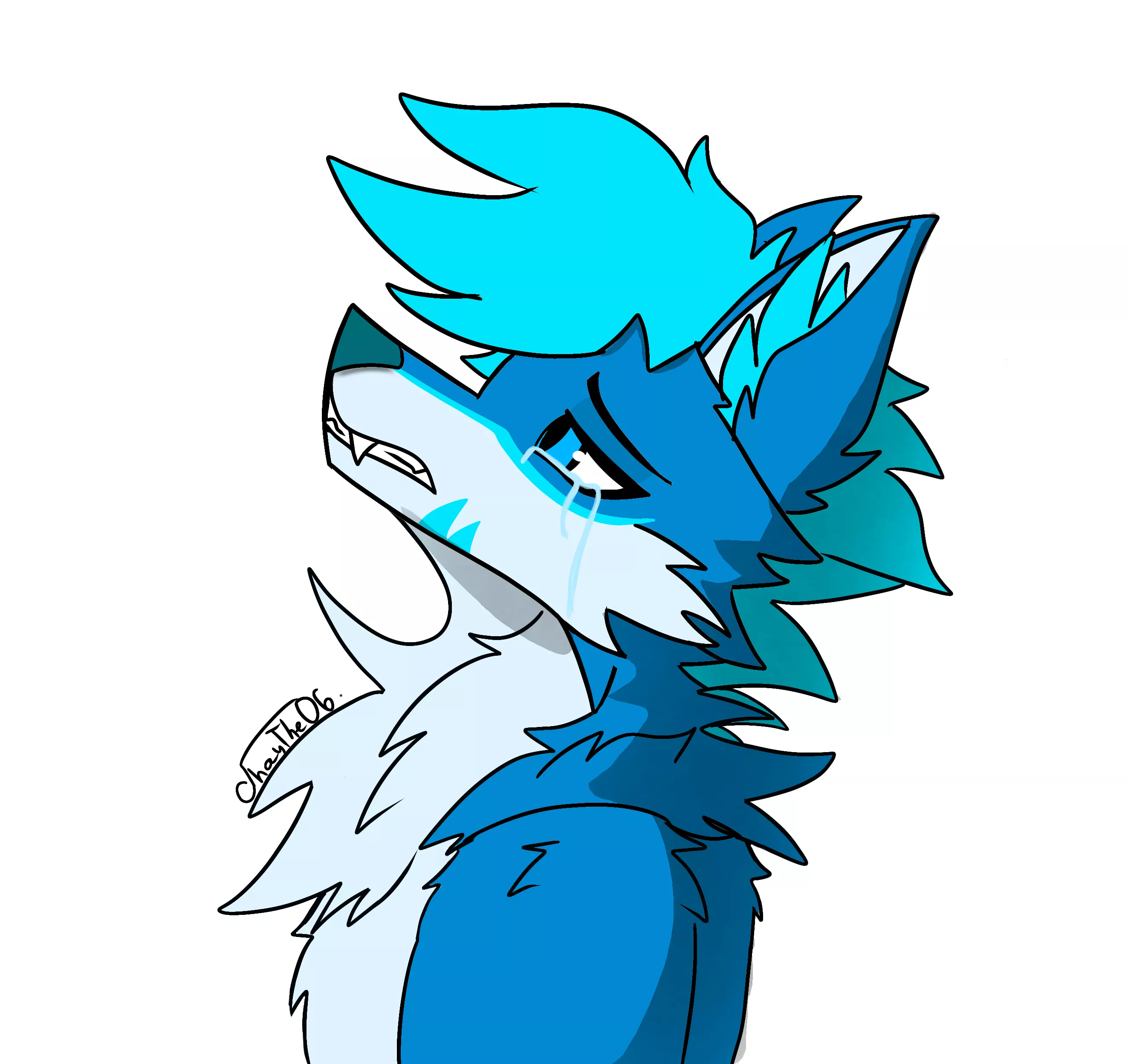 his been in a bad mood lately cheer him up! (art by me) posted by Chaythe06