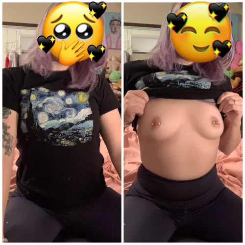 I can think of another kind of painting I’d like on my tits 😌 by tittiesnterps