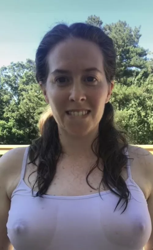 I got a little wet. Oops by BootyliciousBabe49