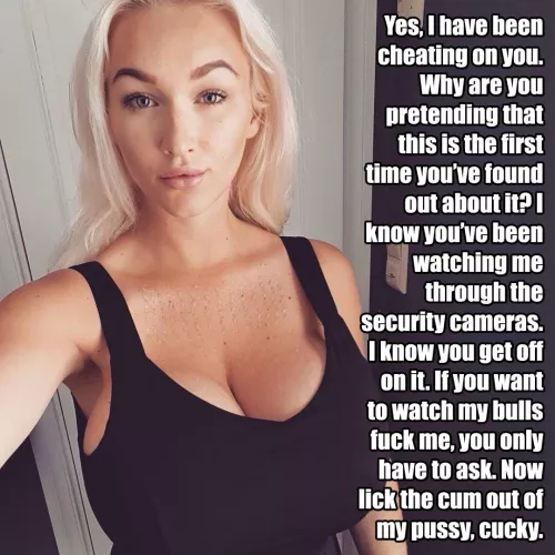 I'll get on my knees now, darling... by Poblins