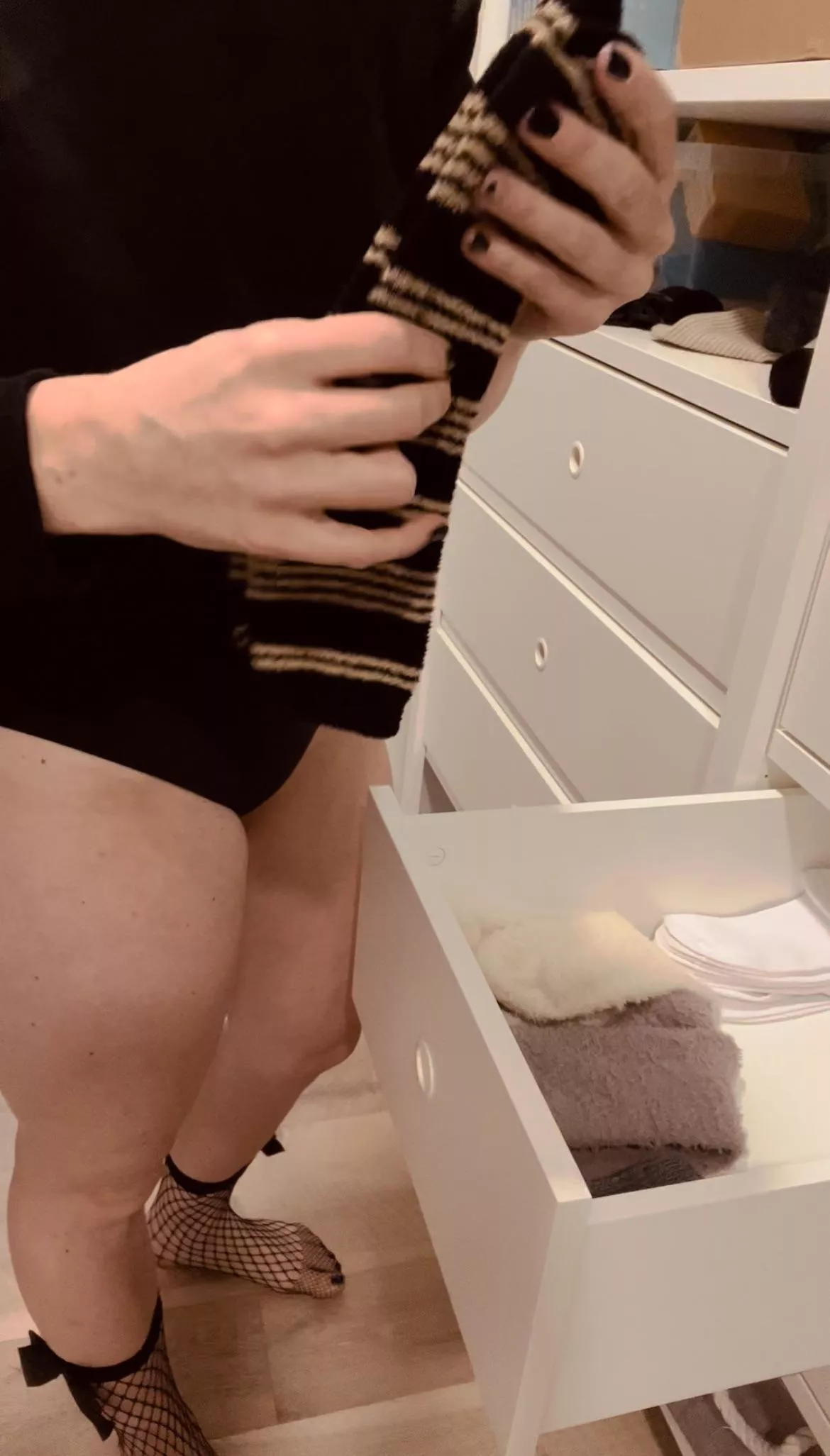 Just a shot from me organizing my sock drawer…I think I finally found some people who would be interested in this video 🤗 posted by amateurarches