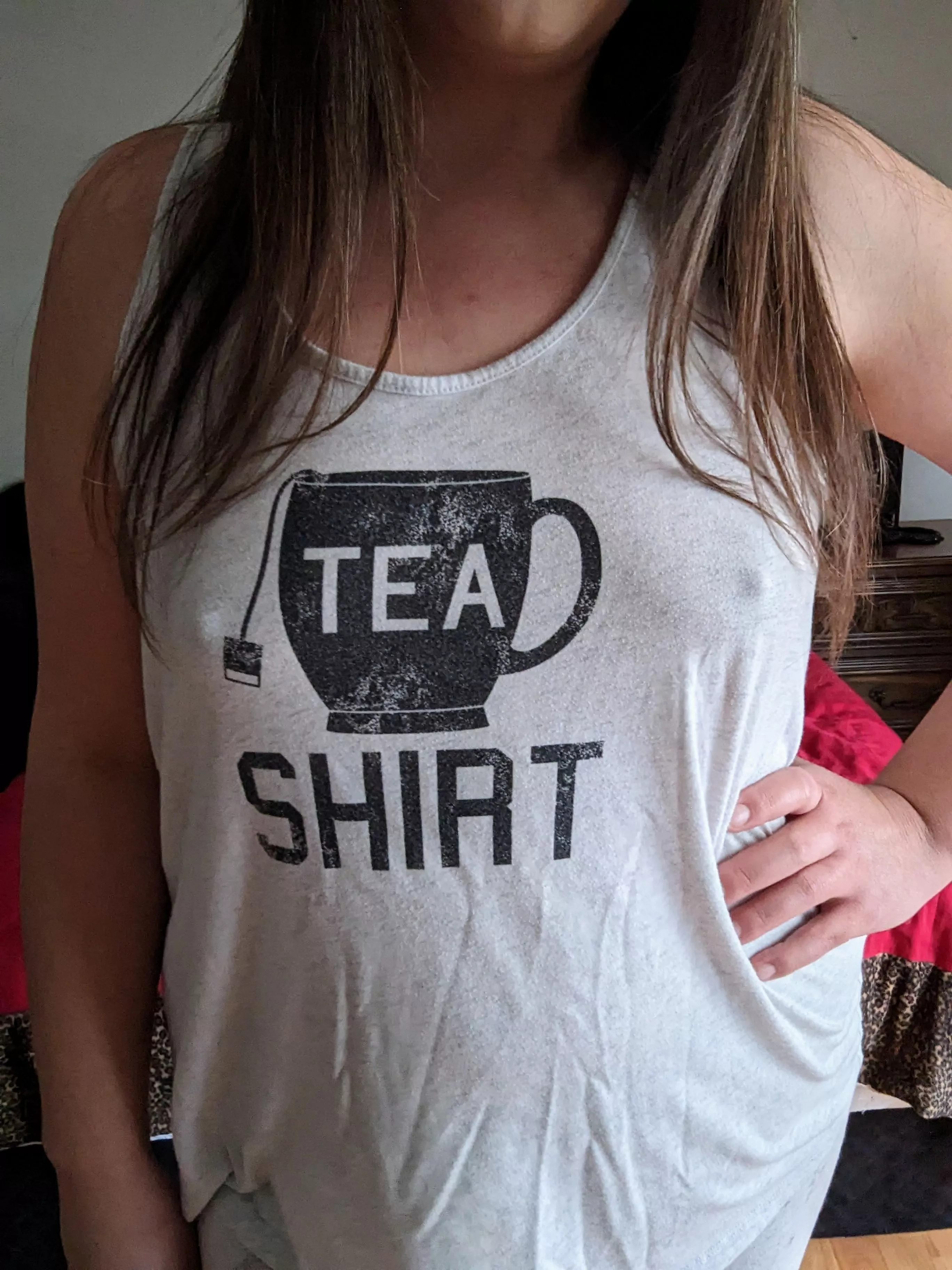 like my tea shirt? 😋 posted by LunaBelle34