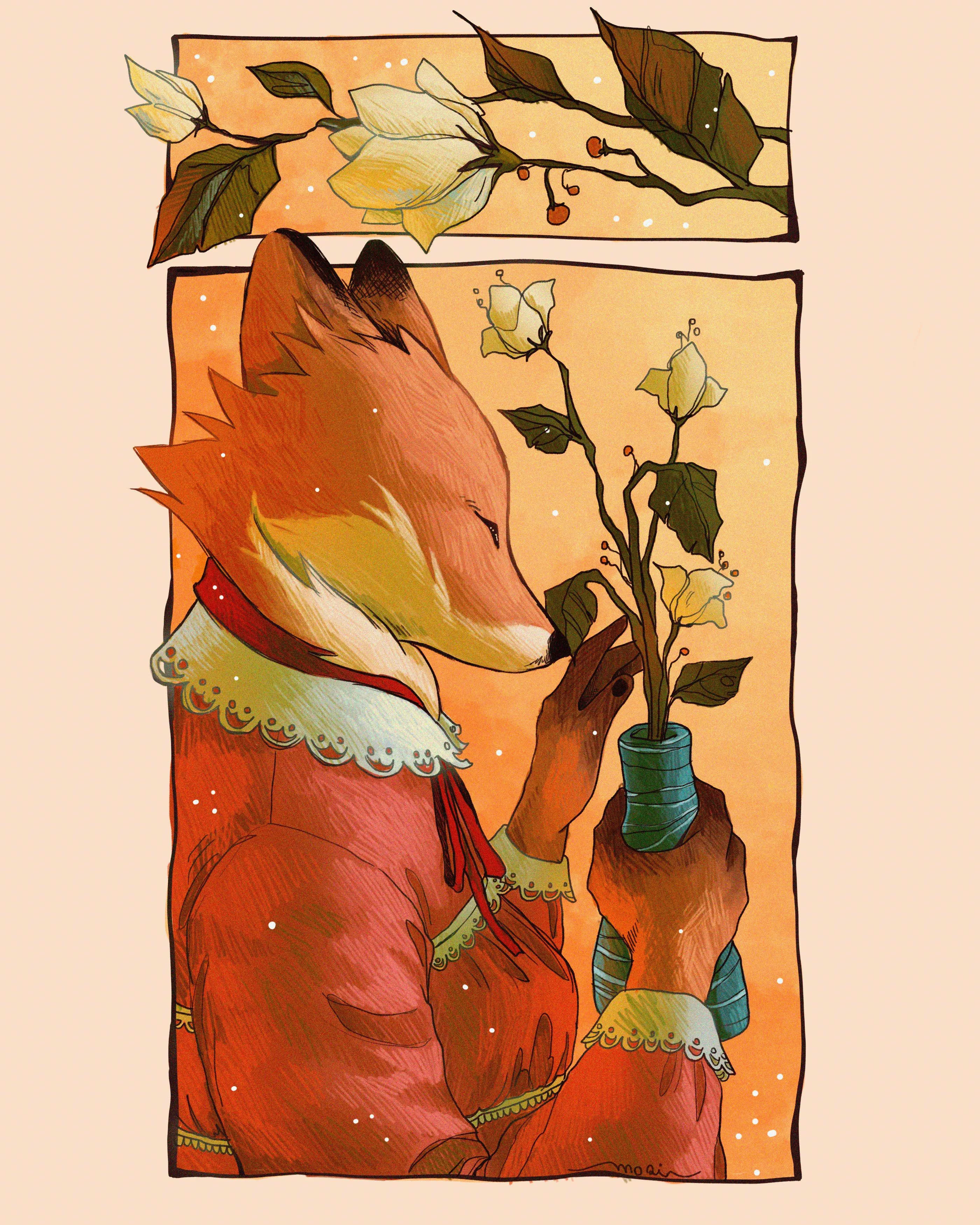 my first furry art posted by moricazin