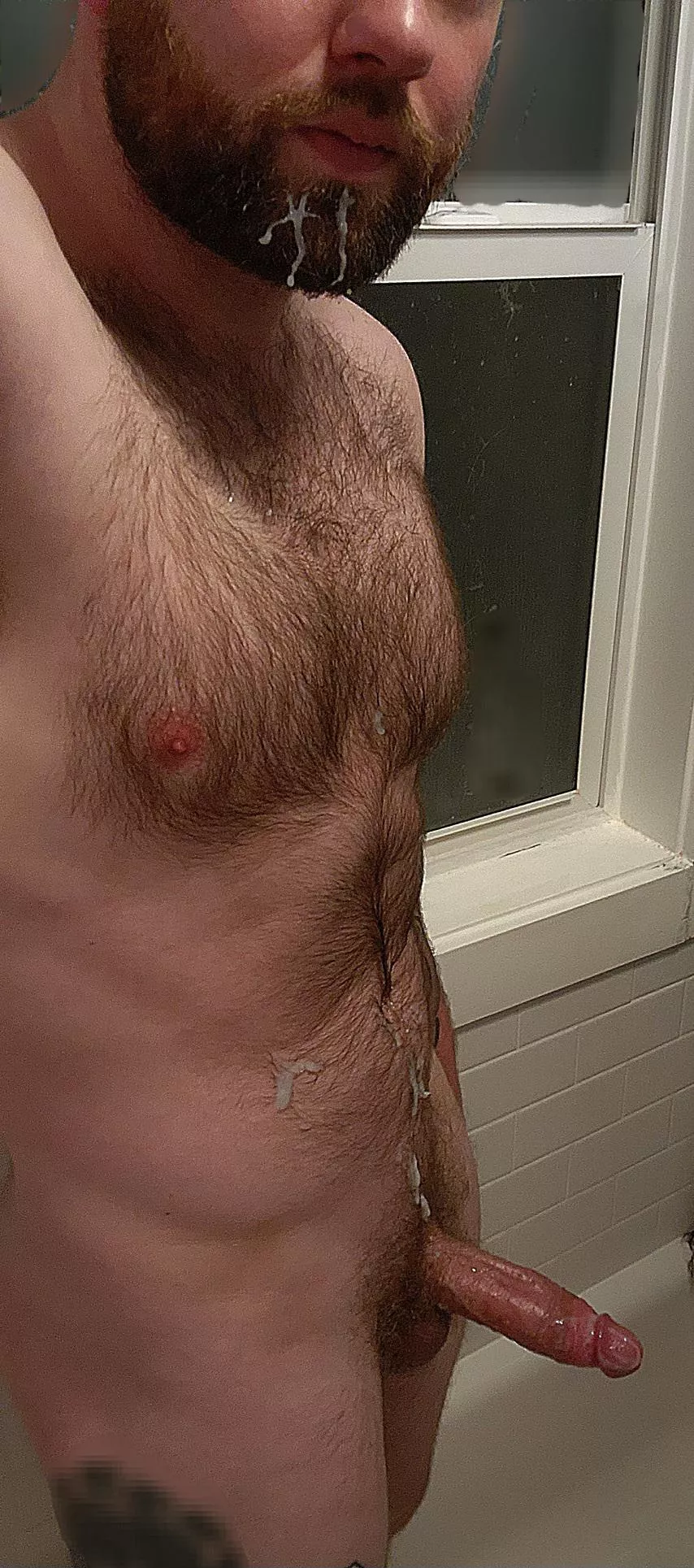 Nice and messy. Almost shot all the way to my mouth. posted by thepleasure069