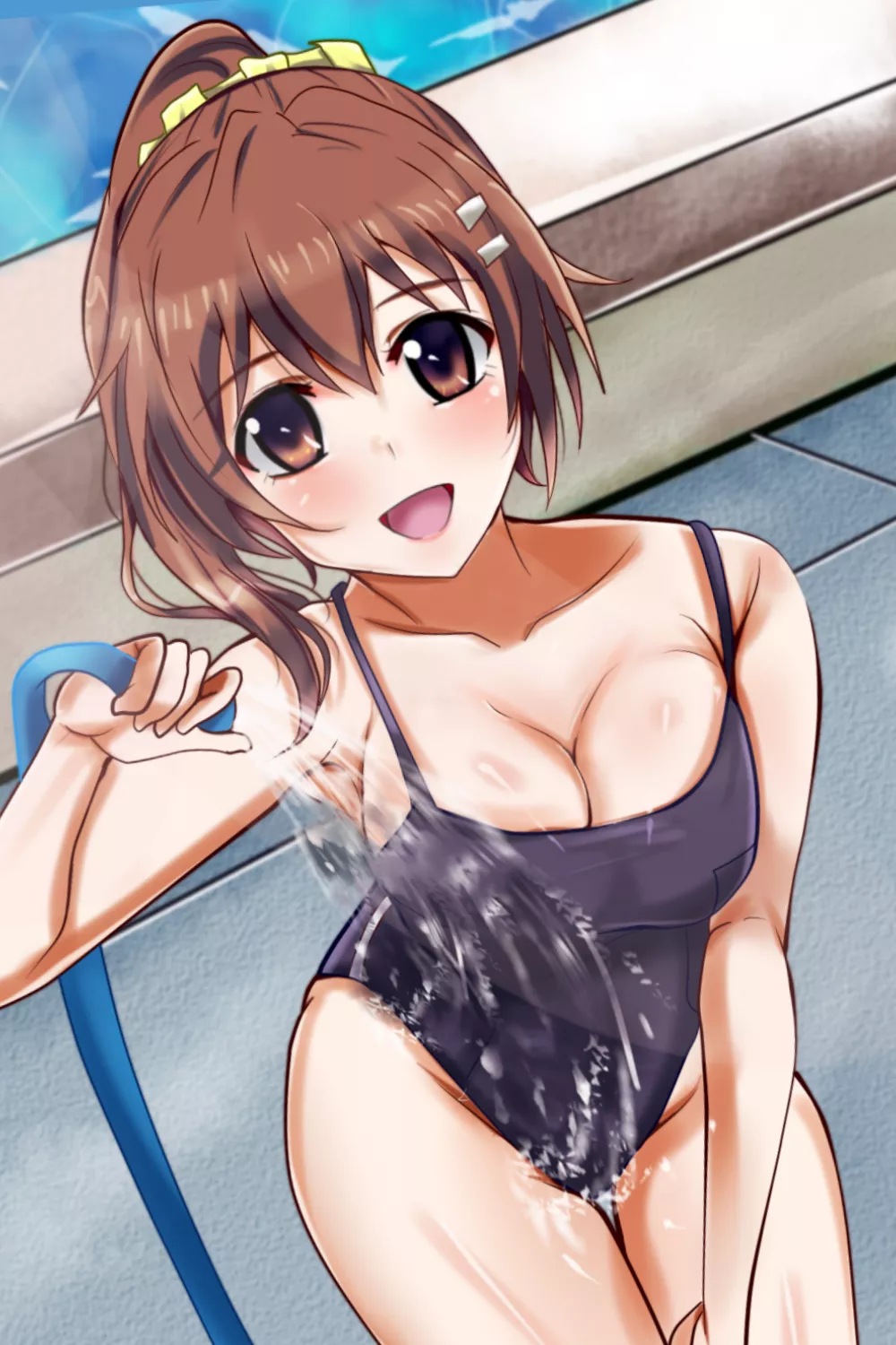 Niimi Haruka Wetting Herself at Poolside [Photo Kano] posted by ecchi_neko