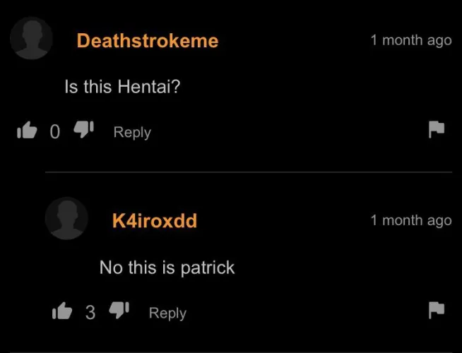 No this is Patrick by Cole_99903