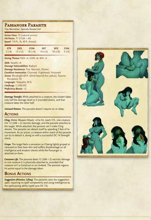 NSFW The Passanger Parasite by Soft-Weight7105