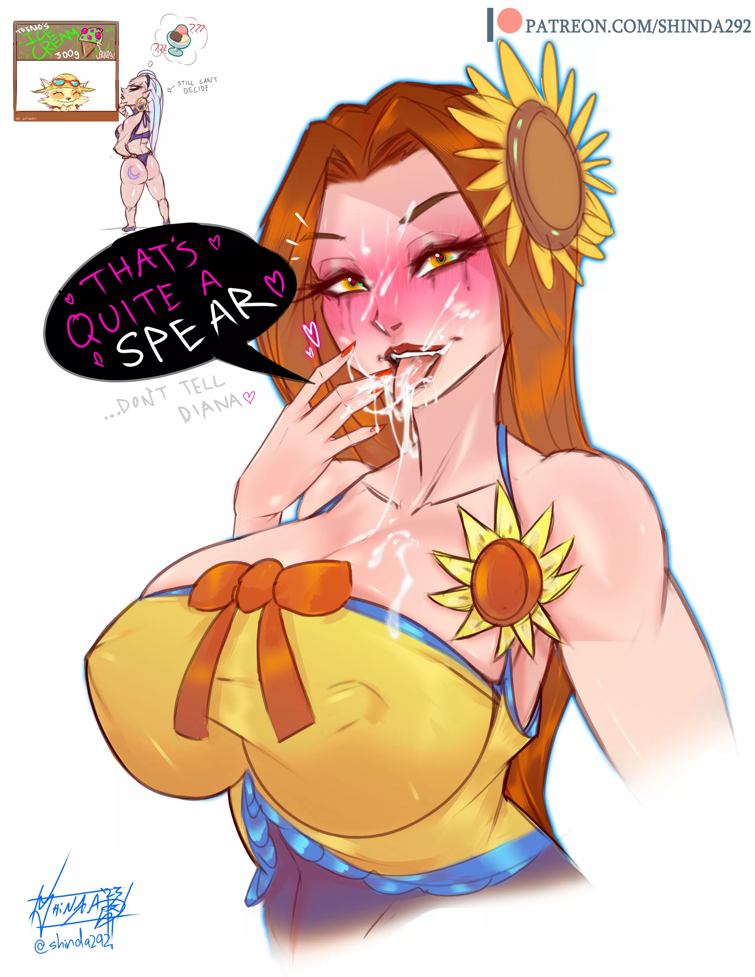 [OC] Leona x Pantheon Facial NTR (Shinda292) posted by Shinda292