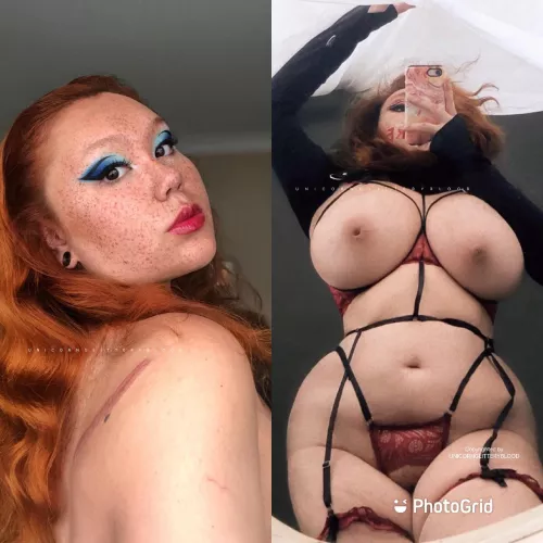 [OC] my face vs my body! Would you fuck me? by Unicornglitteryblood
