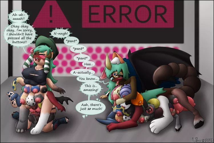 Option Overload [Willing-ish; Multibreast; Multilimb; Taur] (Comm) by Visorelle