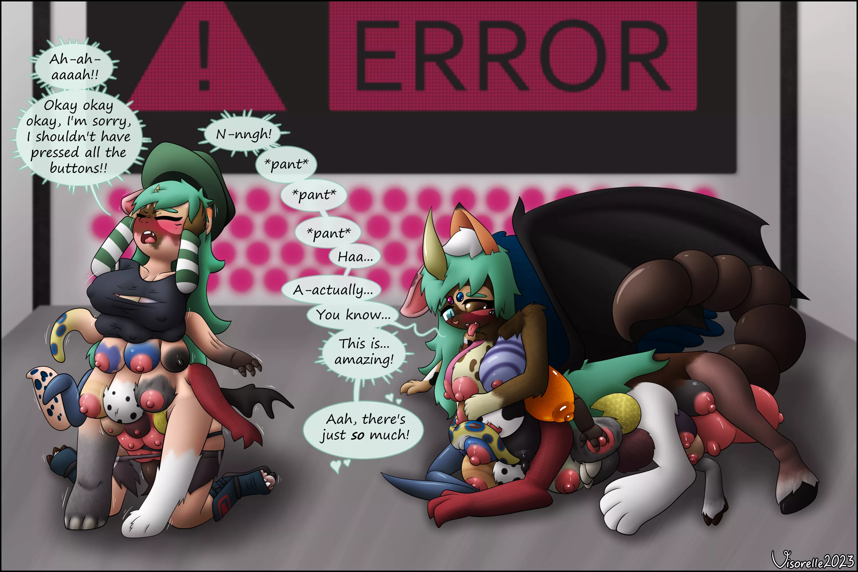 Option Overload [Willing-ish; Multibreast; Multilimb; Taur] (Comm) posted by Visorelle