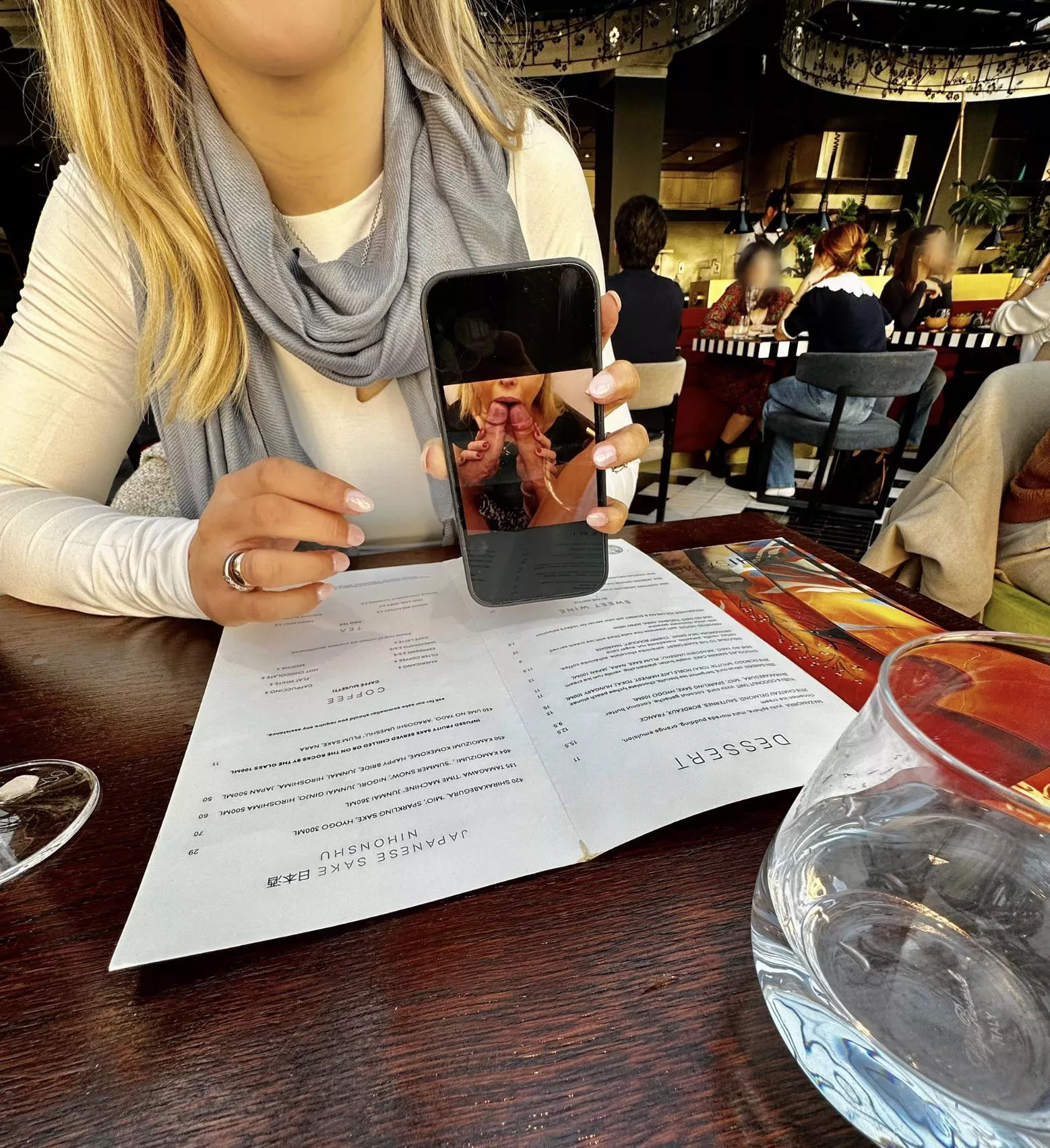 Remembering the night before whilst at a restaurant [f] [m] posted by pleasurehedonists