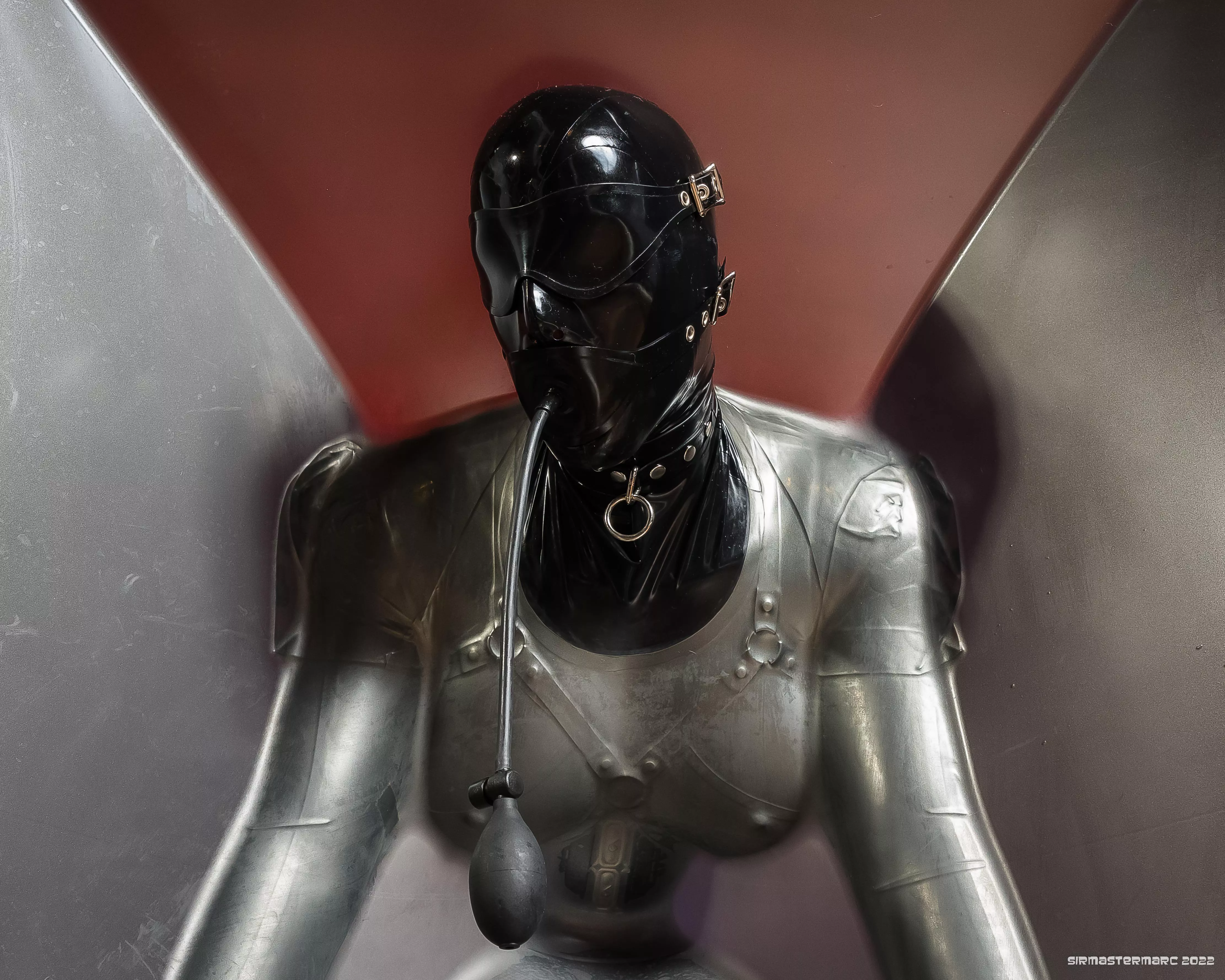 Rubberslut completely rubberized and enclosed. posted by latex_cinderella