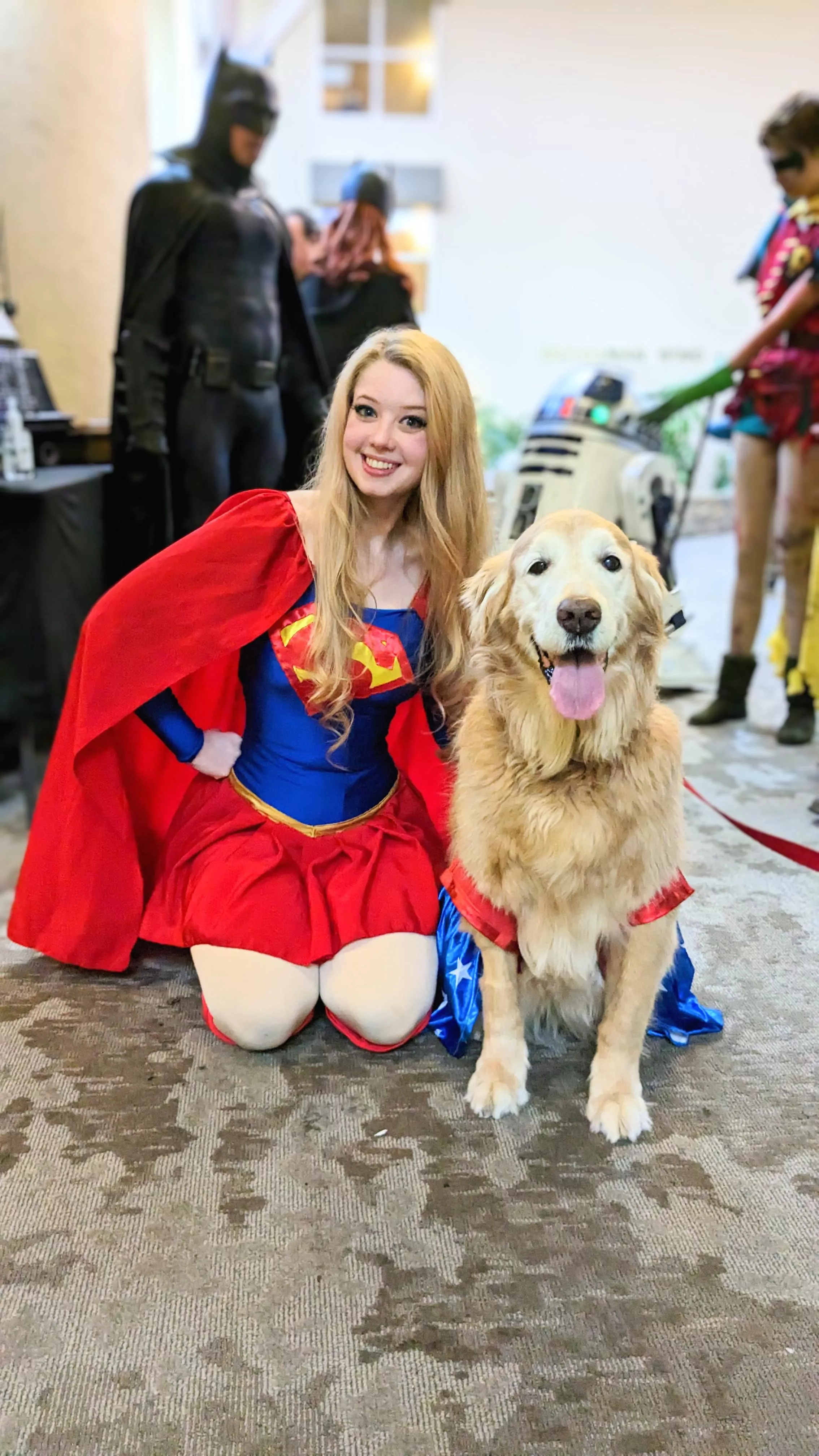 [self] As super girl and this Wonder pup posted by Lovi_d