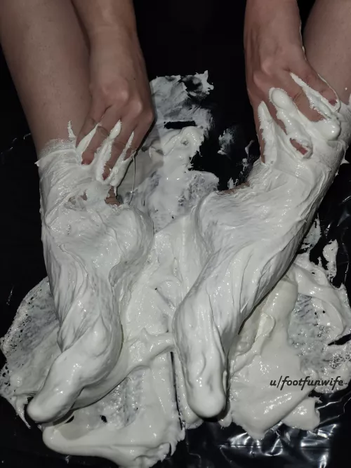 So sticky by footfunwife