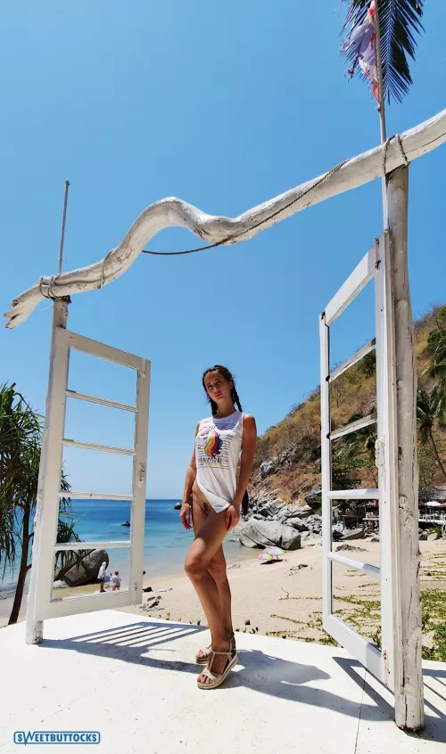 Walking photo session on Phuket beach by No-Secretary-2235