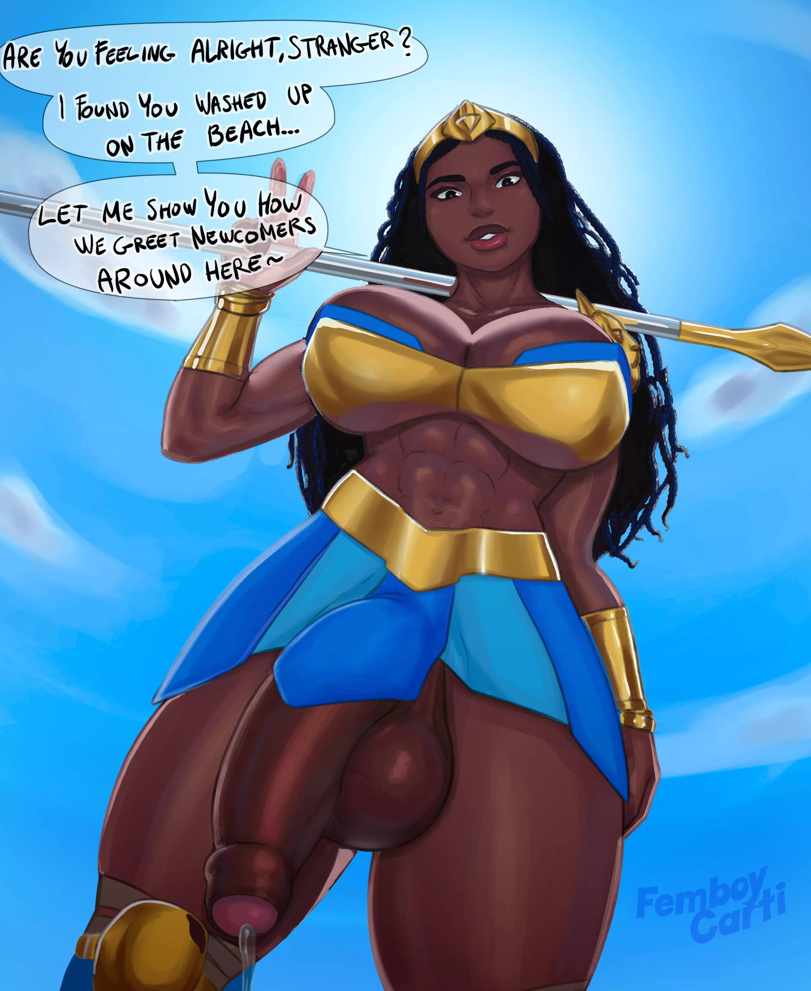 Washed Up On Futa Beach (Femboy Carti) posted by Nan0Fighter