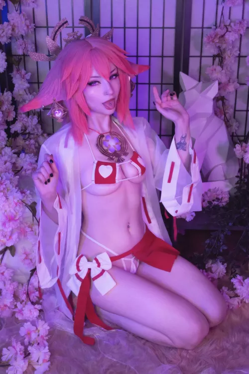 Yae Miko (Genshin Impact) by ShiroKitsune by Terefur_new