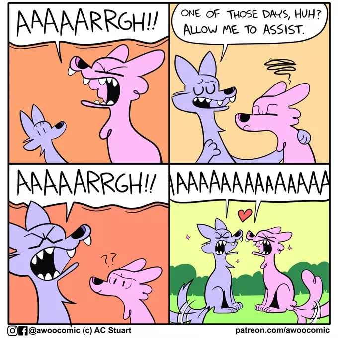 aaaaaargh (noobtheloser) posted by InkFoxPrints